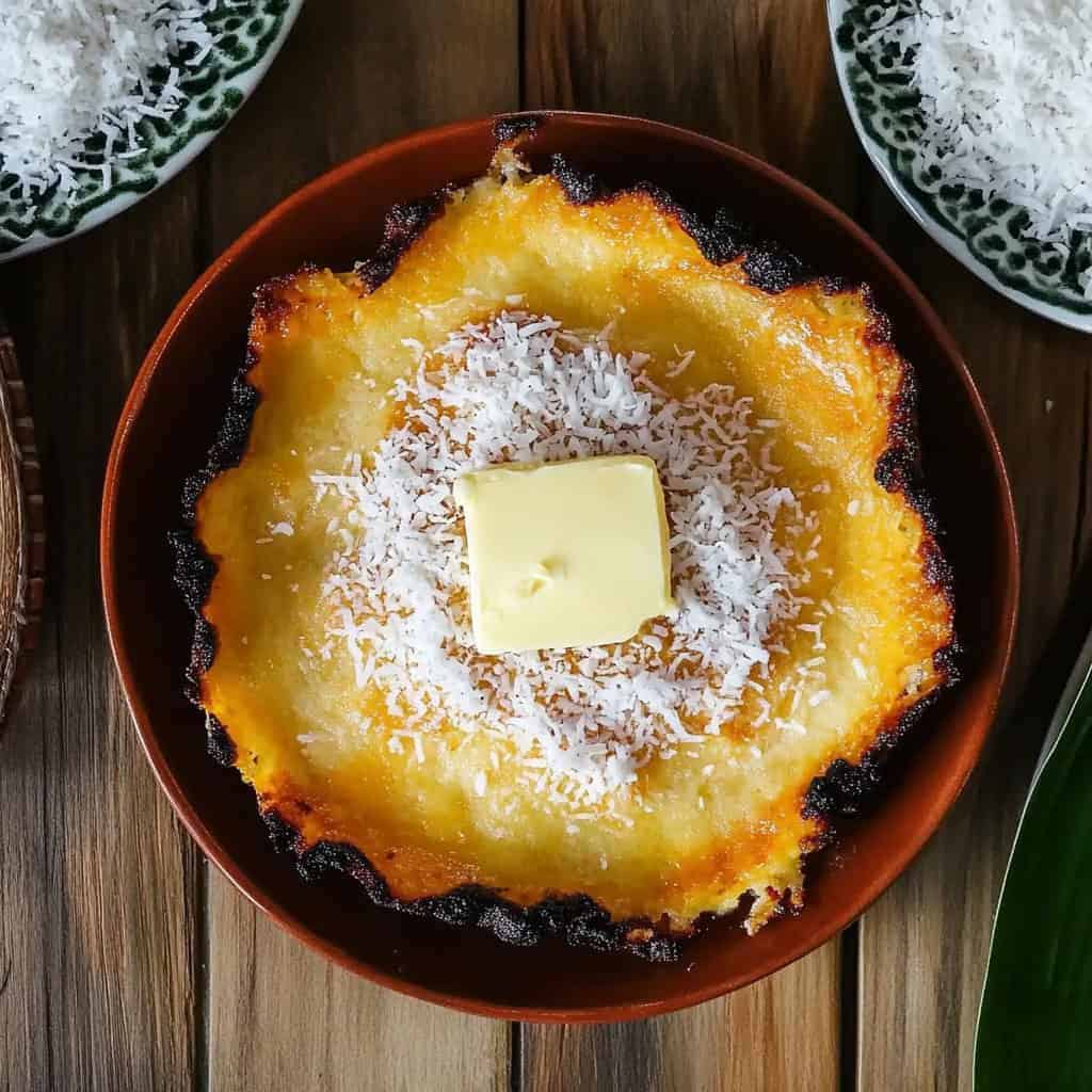 Bibingka Recipe (Traditional Filipino Christmas Rice Cake)
