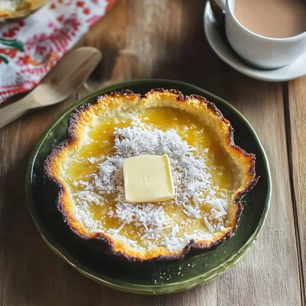 Bibingka Recipe (Traditional Filipino Christmas Rice Cake)
