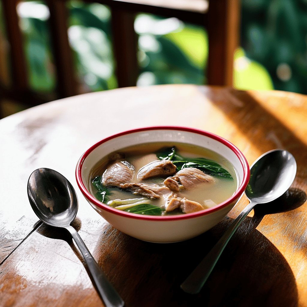 Tinolang Manok (Filipino Chicken Ginger Soup)