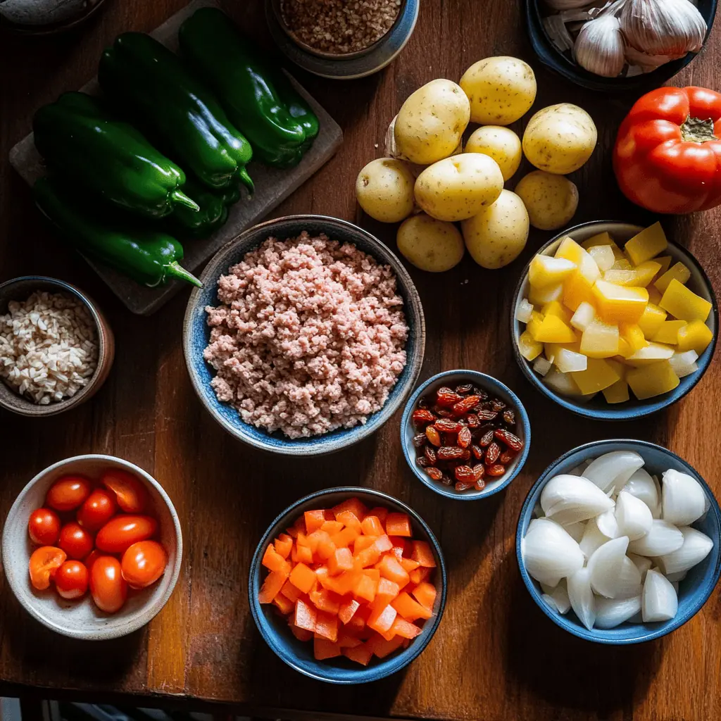 Authentic Filipino Giniling na Baboy (Ground Pork Stew) Ingredients
