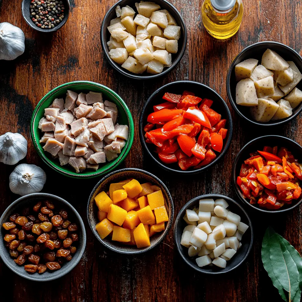 Filipino Pork Menudo (Menudong Baboy) Ingredients