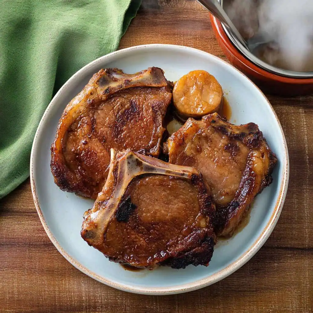 Filipino Toyomansi Pork Chops