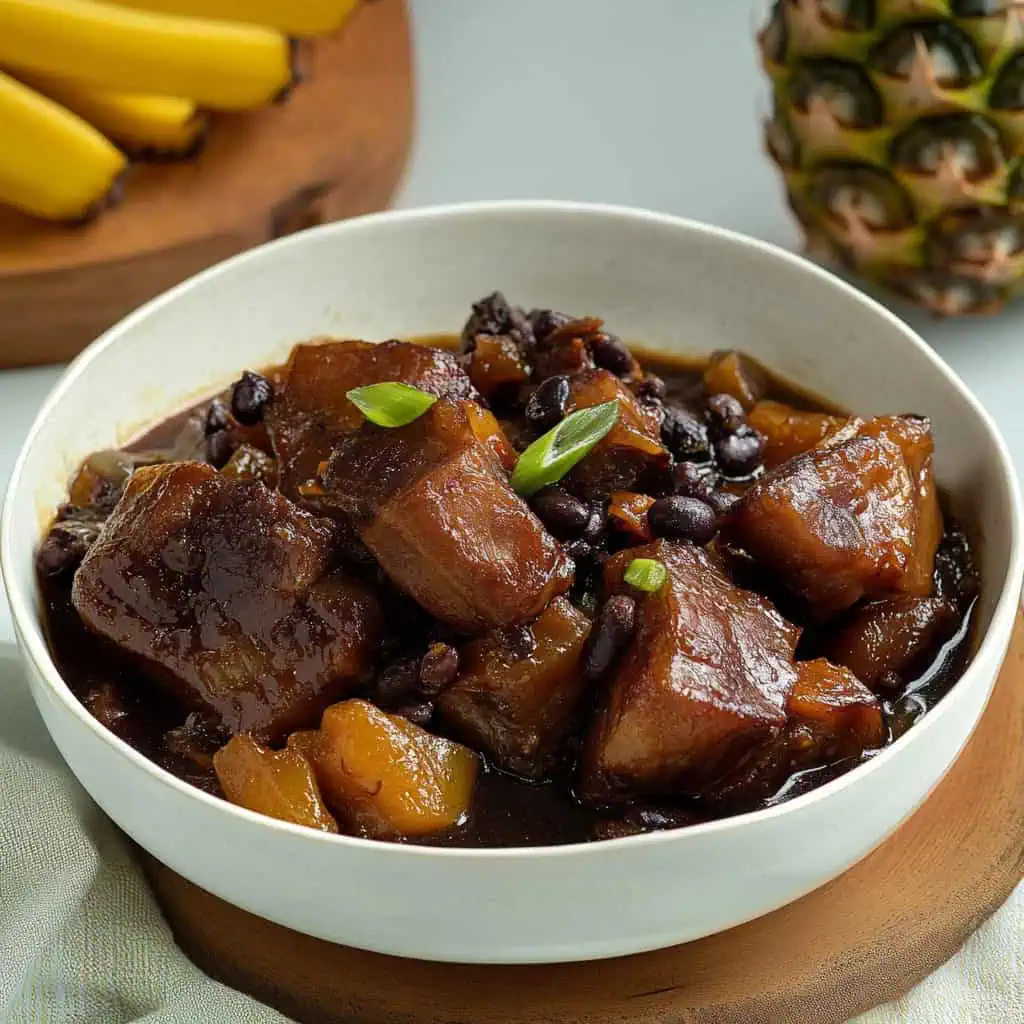 Visayan Pork Humba (with Pineapple & Banana Blossoms)