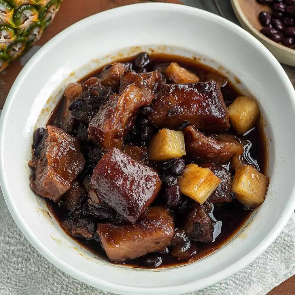 Visayan Pork Humba (with Pineapple & Banana Blossoms)