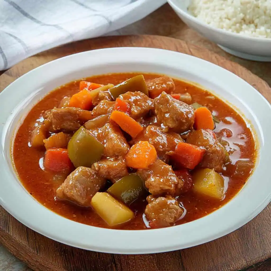 Filipino Pork Menudo (Menudong Baboy)