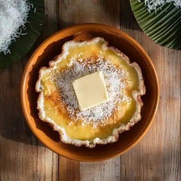 Bibingka Recipe (Traditional Filipino Christmas Rice Cake)