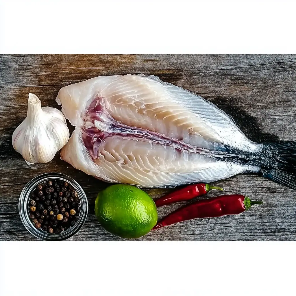 Ingredients for Daing na Bangus (Filipino Marinated Milkfish)