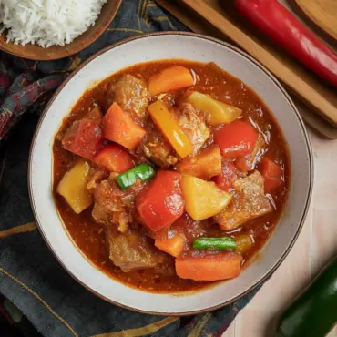 Filipino Pork Afritada (Afritadang Baboy)