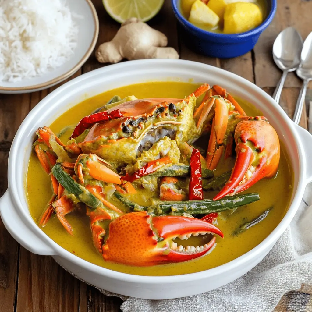 Ginataang Alimasag (Filipino Crab in Coconut Milk)