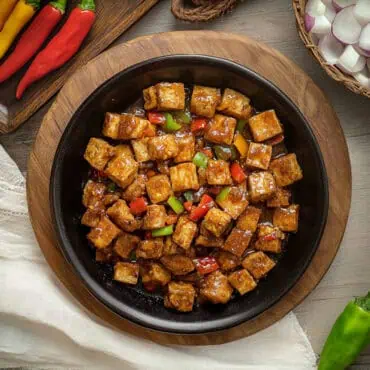 Filipino Sizzling Tofu Sisig