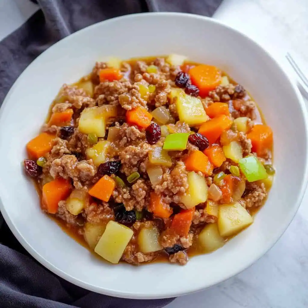 Authentic Filipino Giniling na Baboy (Ground Pork Stew)