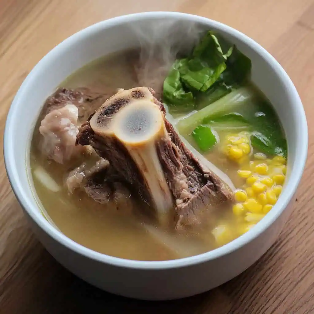 Filipino Bulalo (Bone Marrow Soup)