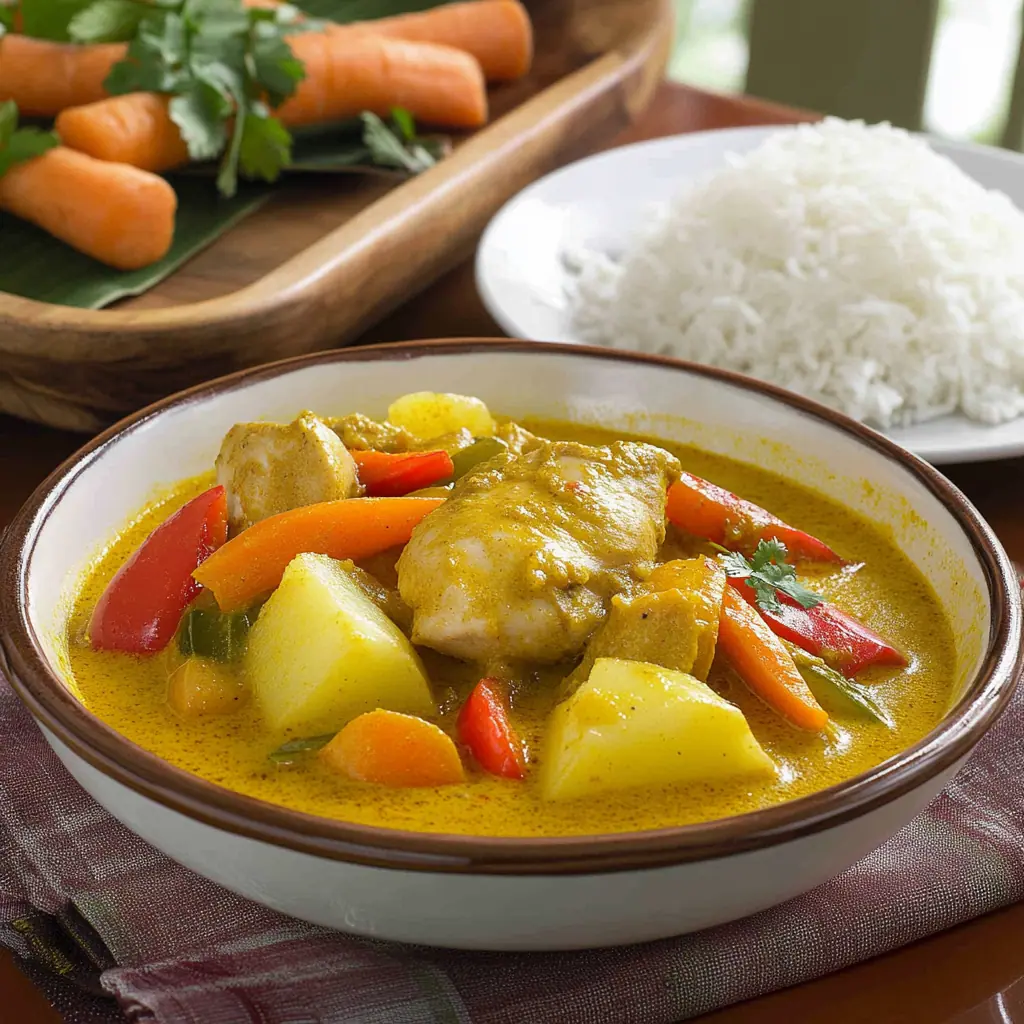 Filipino Chicken Curry (Ginataang Manok sa Curry)