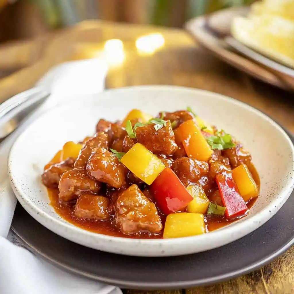 Sweet and Sour Pork (Matamis-Asim na Baboy)