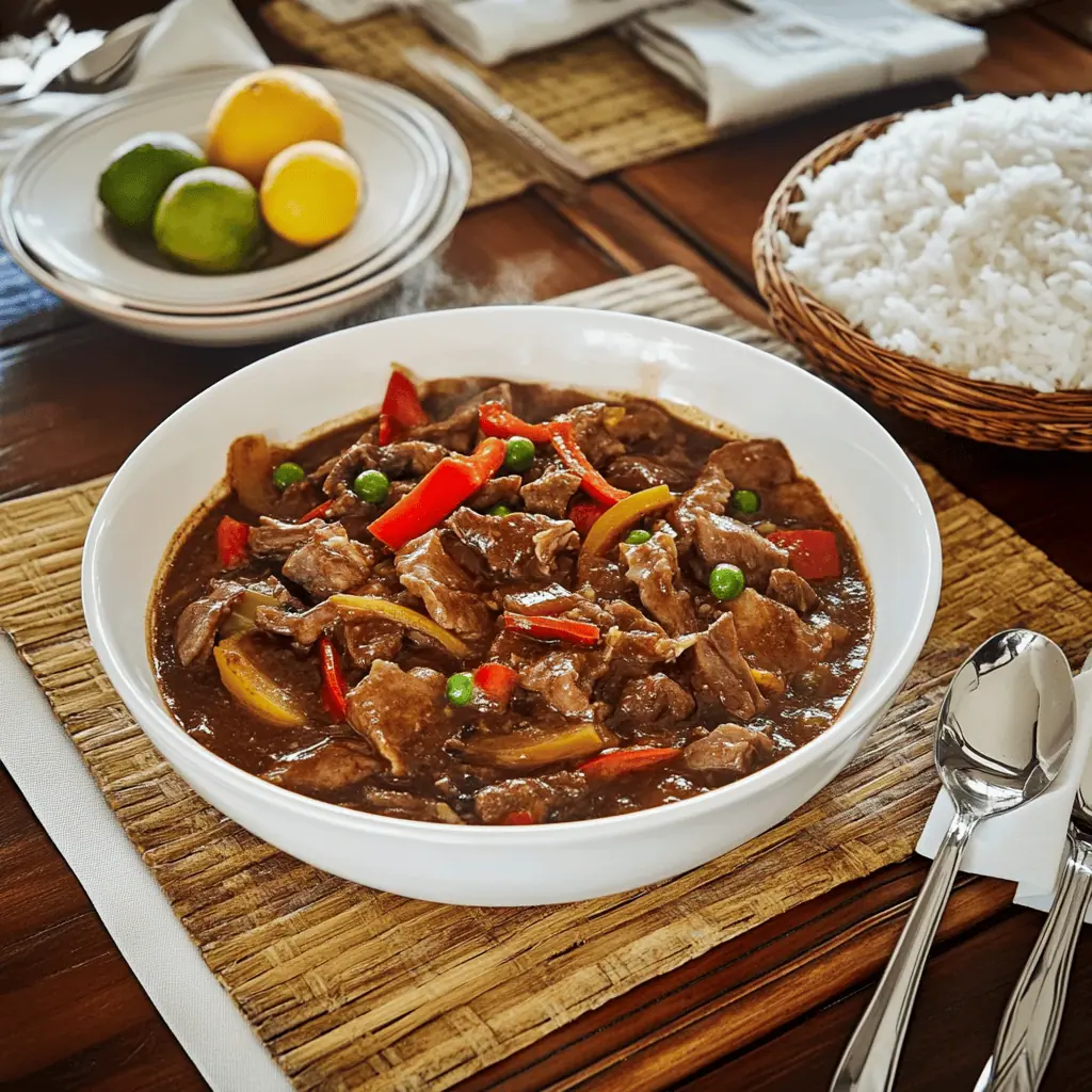 Authentic Ilocano Igado (Pork and Liver Stew)