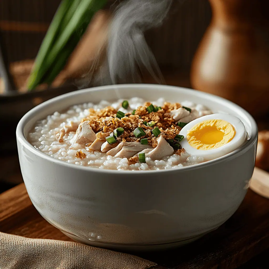 Filipino Arroz Caldo (Lugaw na Manok)