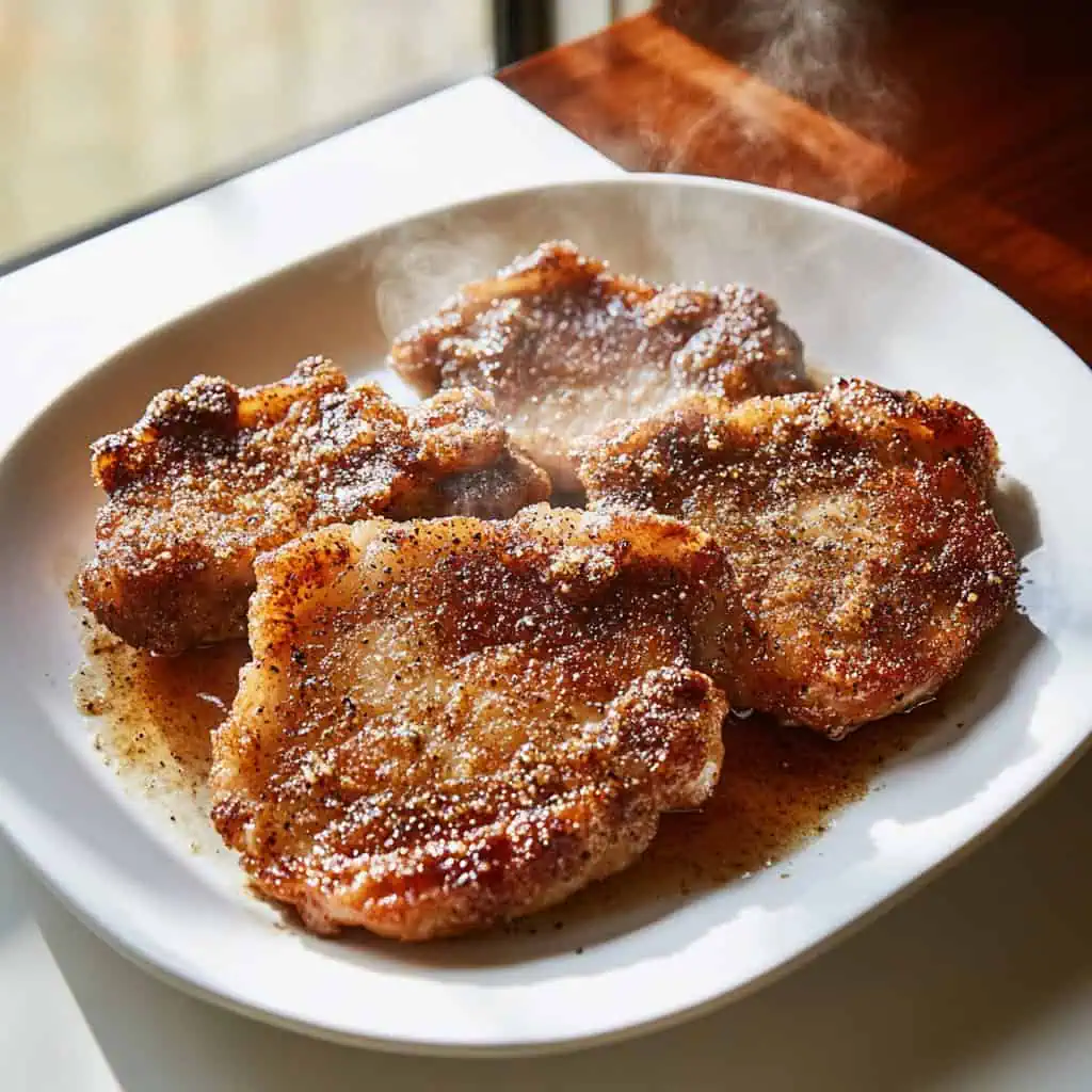 Salt and Pepper Pork Chops (Pritong Porkchop na may Asin at Paminta)
