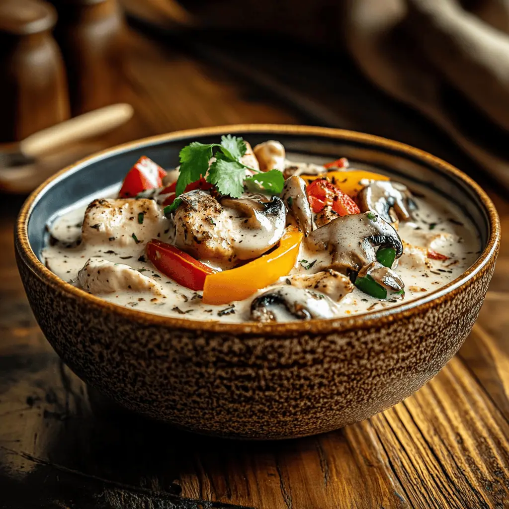 Classic Chicken a la King (Creamy Chicken with Mushrooms and Peppers)