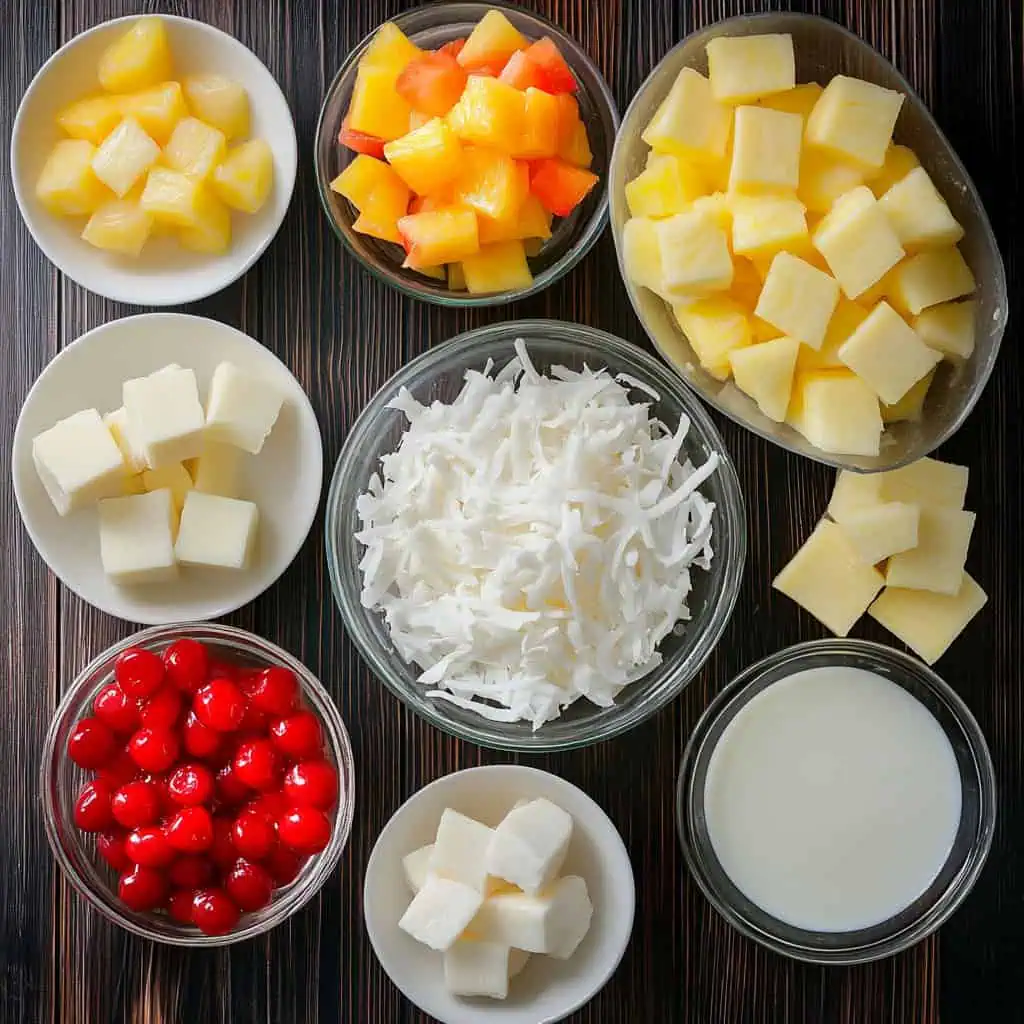 Filipino Buko Salad (Coconut Fruit Salad)