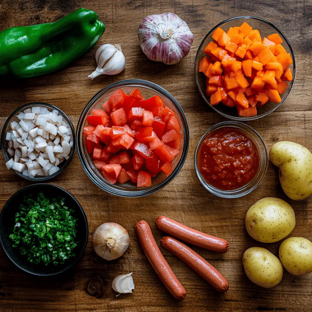 Filipino Chicken Menudo (Menudong Manok) Ingredients