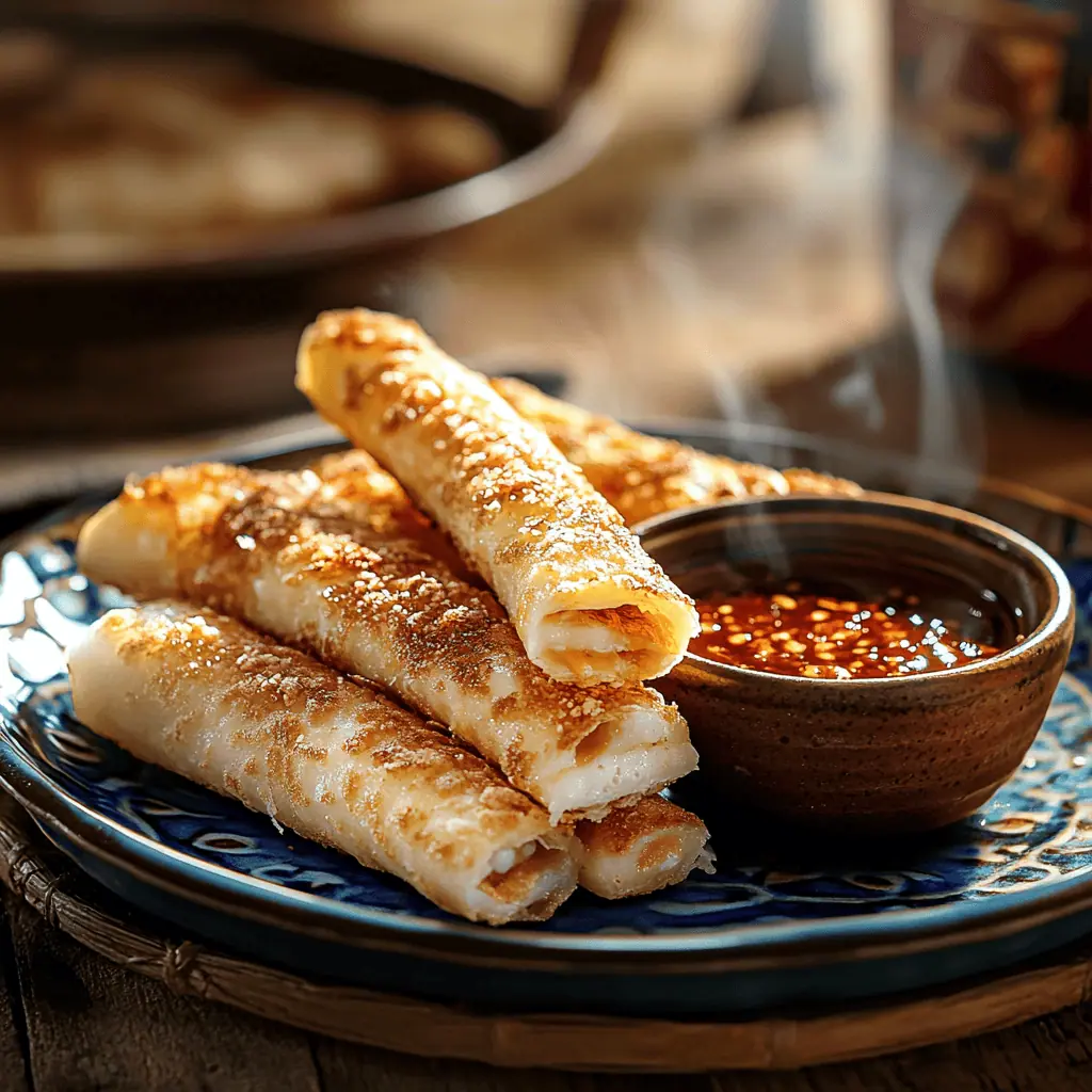 Filipino Cheese Sticks (Cheese Springs Rolls)