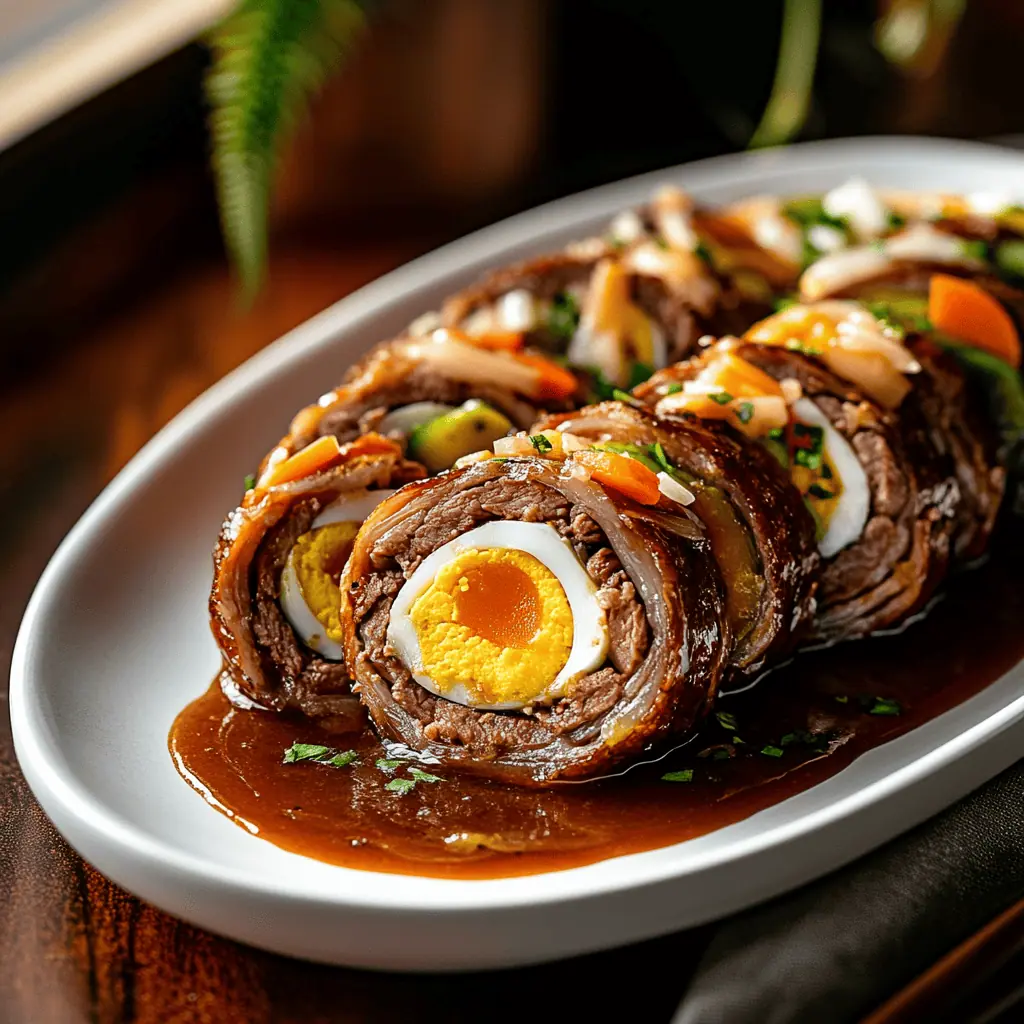 Filipino Beef Morcon