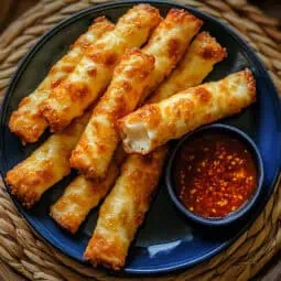 Filipino Cheese Sticks (Cheese Springs Rolls)