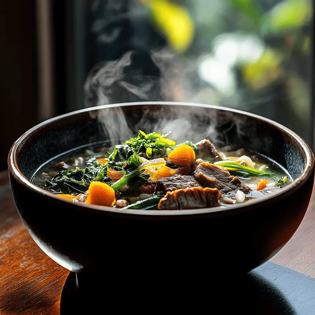 Nilagang Baka (Filipino Beef Soup)