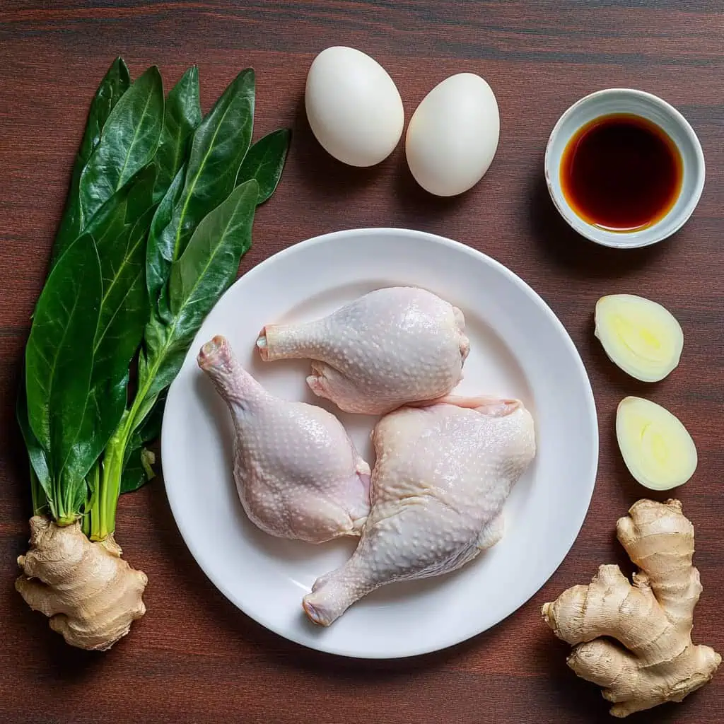 Ingredients for Pinatisang Manok