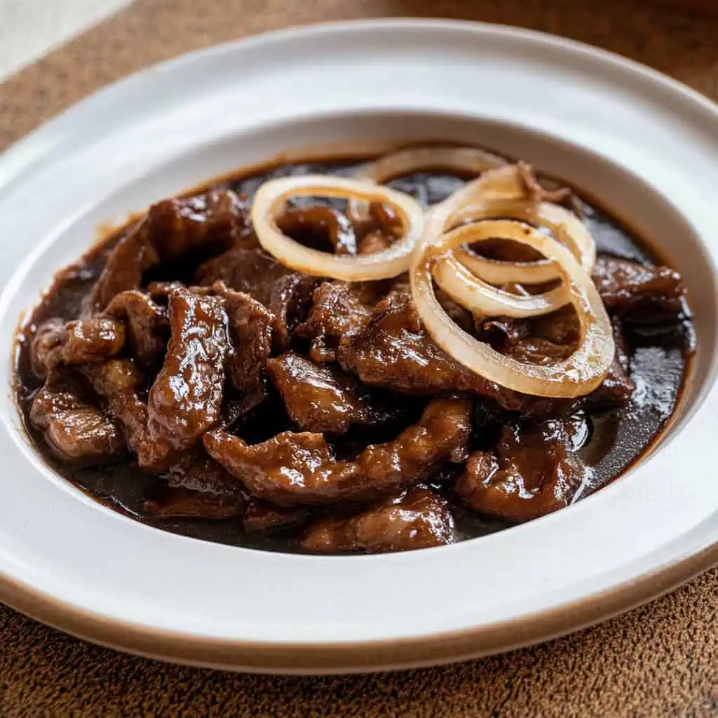 Bistek Tagalog (Filipino Beef Steak)