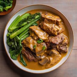 Filipino Kare-Kare (Traditional Oxtail and Peanut Stew)