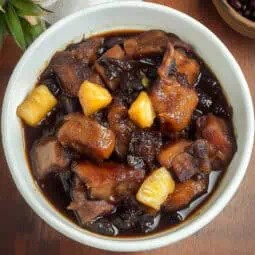 Visayan Pork Humba (with Pineapple & Banana Blossoms)