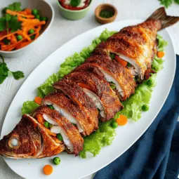 Relyenong Bangus (Filipino Stuffed Milkfish)