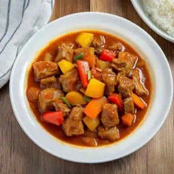 Filipino Pork Menudo (Menudong Baboy)