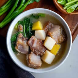 Pork Bulanglang (Kapampangan Sinigang sa Bayabas)
