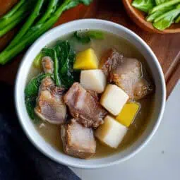 Pork Bulanglang (Kapampangan Sinigang sa Bayabas)