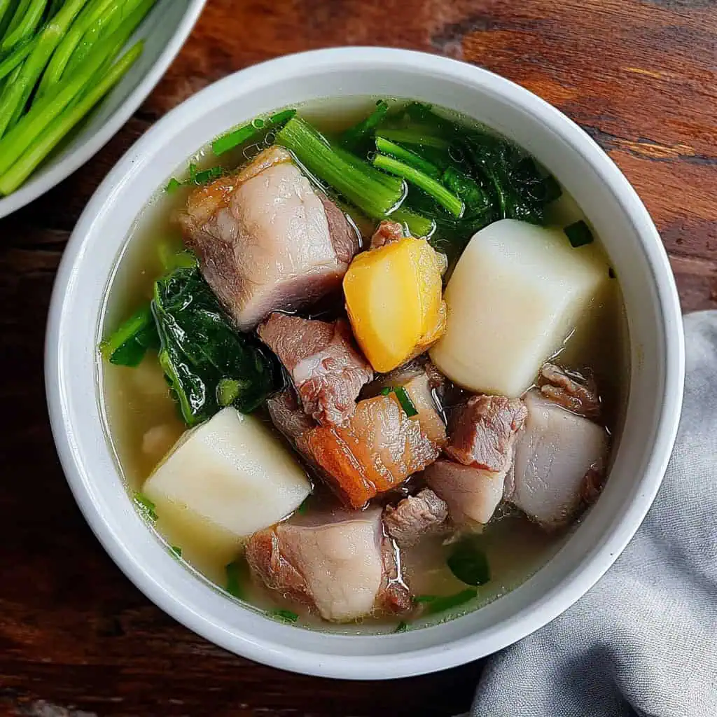 Pork Bulanglang (Kapampangan Sinigang sa Bayabas)