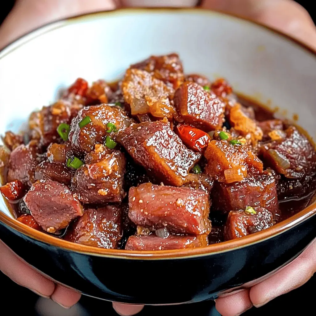 Binagoongan na Baboy (Filipino Pork in Shrimp Paste) - Kusina Secrets