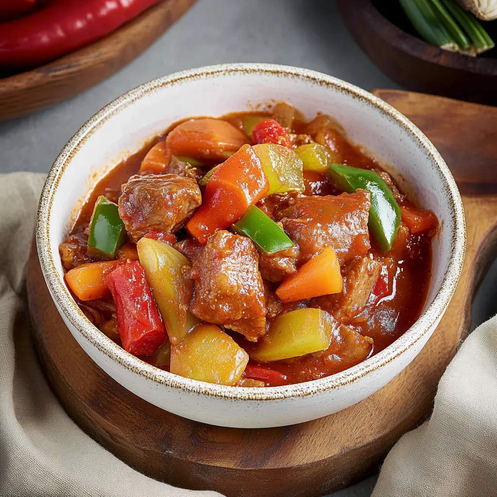 Filipino Pork Afritada (Afritadang Baboy)