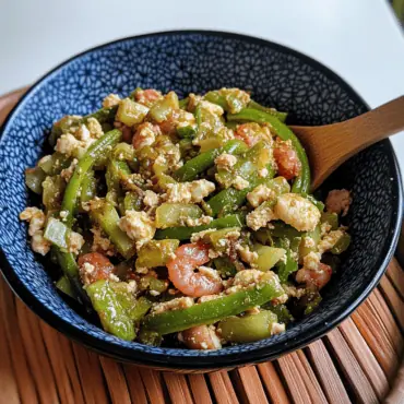 Ginisang Ampalaya at Hipon (Bitter Gourd with Shrimp)