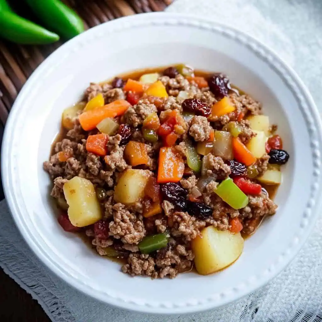 Authentic Filipino Giniling na Baboy (Ground Pork Stew)