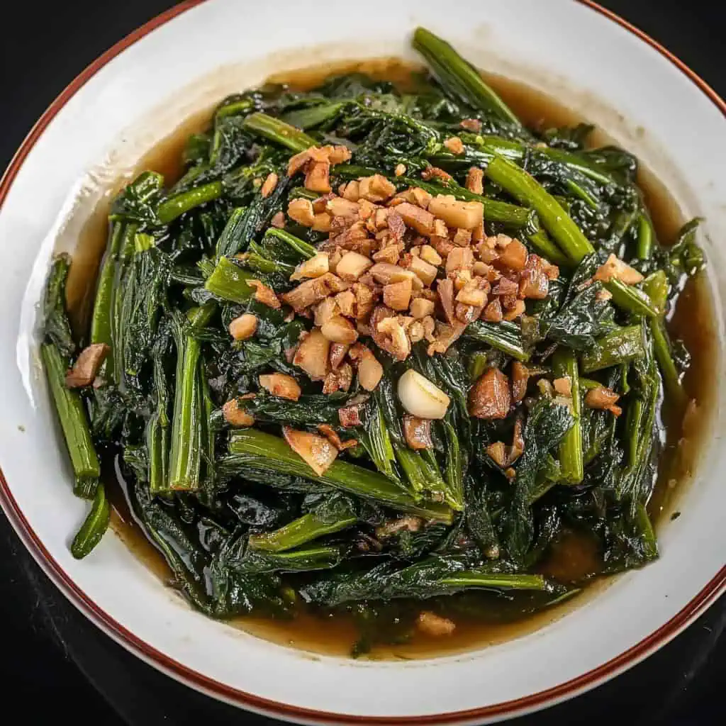 Adobong Kangkong (Filipino Water Spinach Adobo)