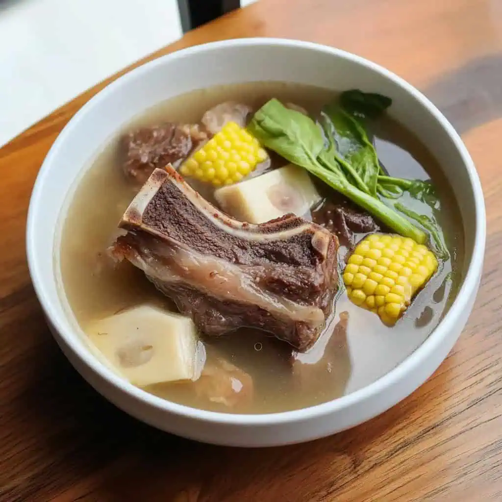 Filipino Bulalo (Bone Marrow Soup)