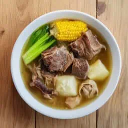 Filipino Bulalo (Bone Marrow Soup)