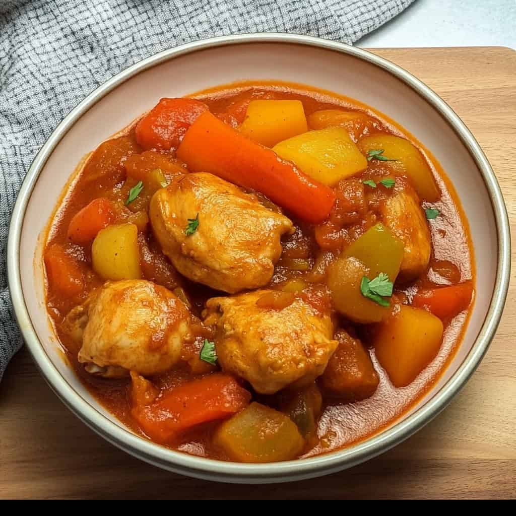 Classic Filipino Chicken Afritada (Afritadang Manok)