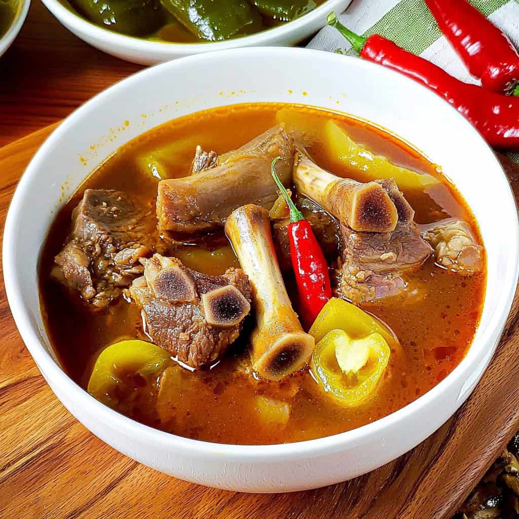 Authentic Ilonggo Kansi (Beef Shank Sour Soup)