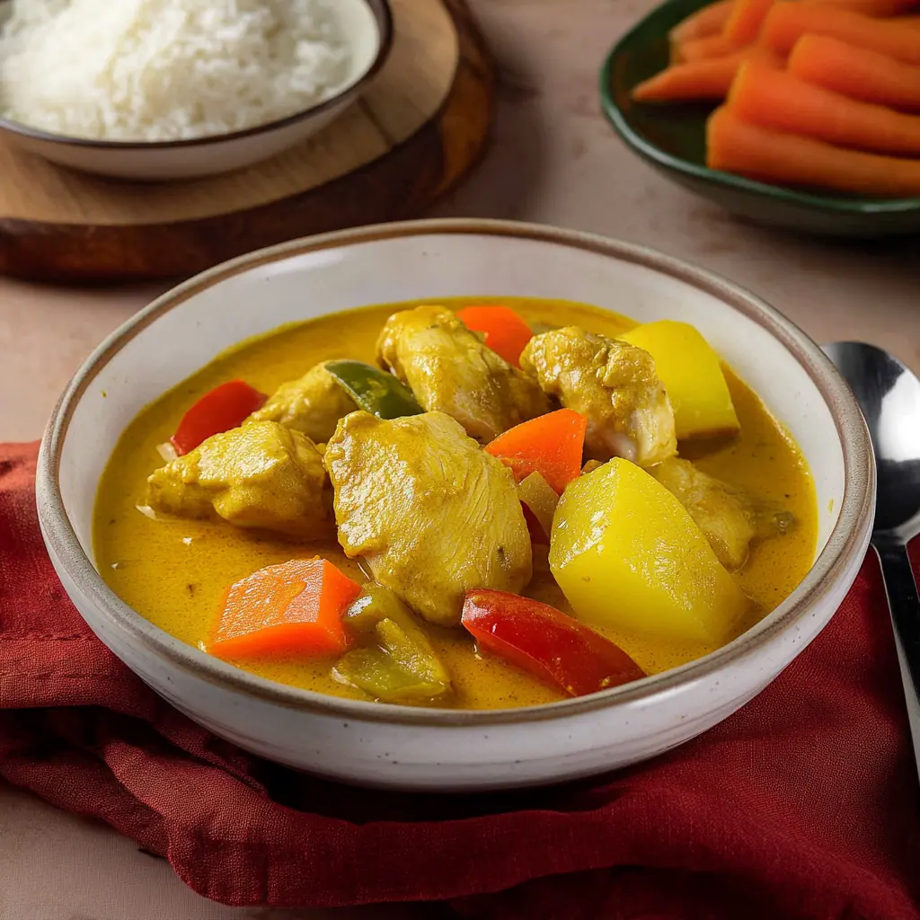 Filipino Chicken Curry (Ginataang Manok sa Curry)