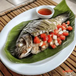 Pinaputok na Tilapia (Filipino Stuffed Baked Fish)