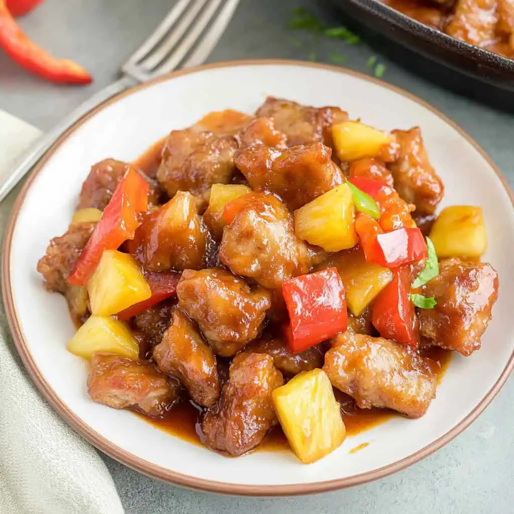 Sweet and Sour Pork (Matamis-Asim na Baboy)