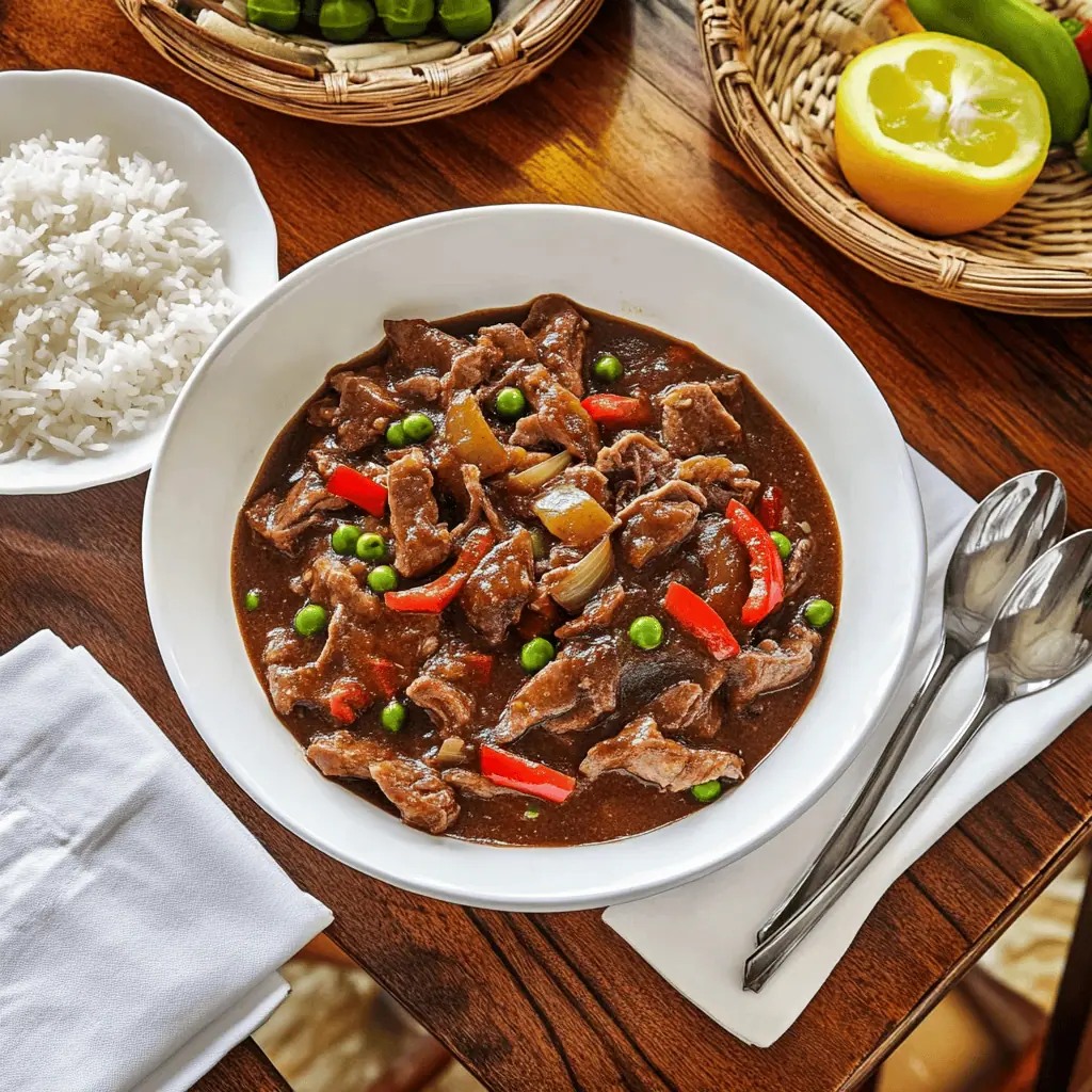 Authentic Ilocano Igado (Pork and Liver Stew)